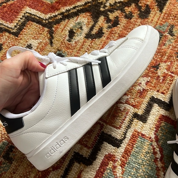 Adidas Grand Court Sneakers White & Black - Picture 6 of 8